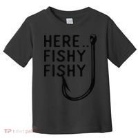 Here Fishy Fishy Toddler T-Shirt thumb 0