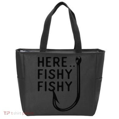 Here Fishy Fishy Tote Bag
