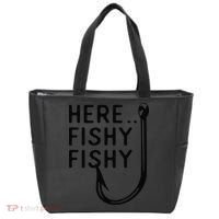 Here Fishy Fishy Tote Bag thumb 0