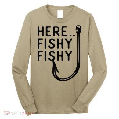 Here Fishy Fishy Long Sleeve Shirt