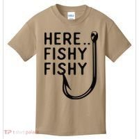 Here Fishy Fishy Kids T-Shirt thumb 0
