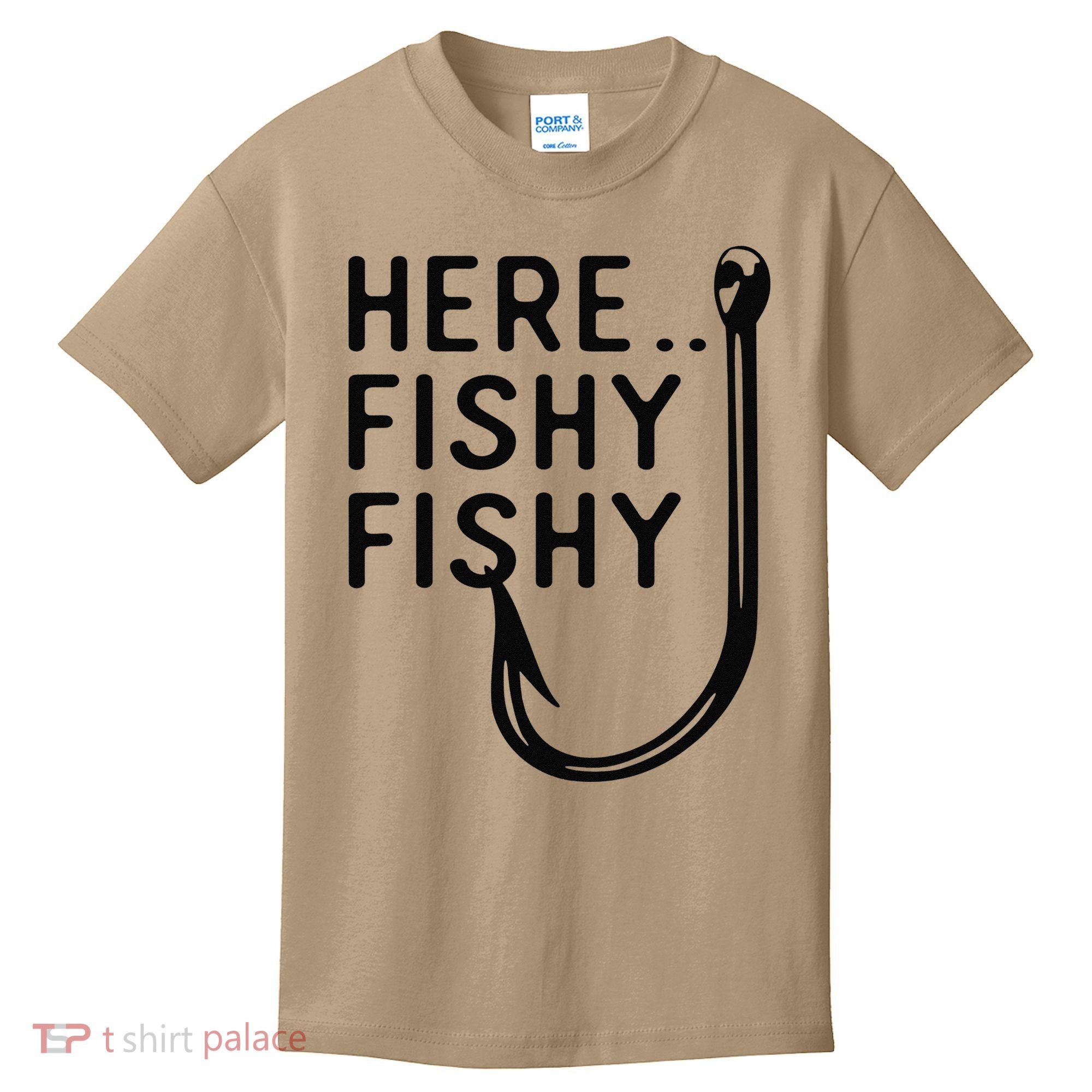 Here Fishy Fishy Kids T-Shirt