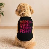 Here Fishy Fishy Fishy Gift Fisher Gifcool Gift Doggie Tank thumb 2