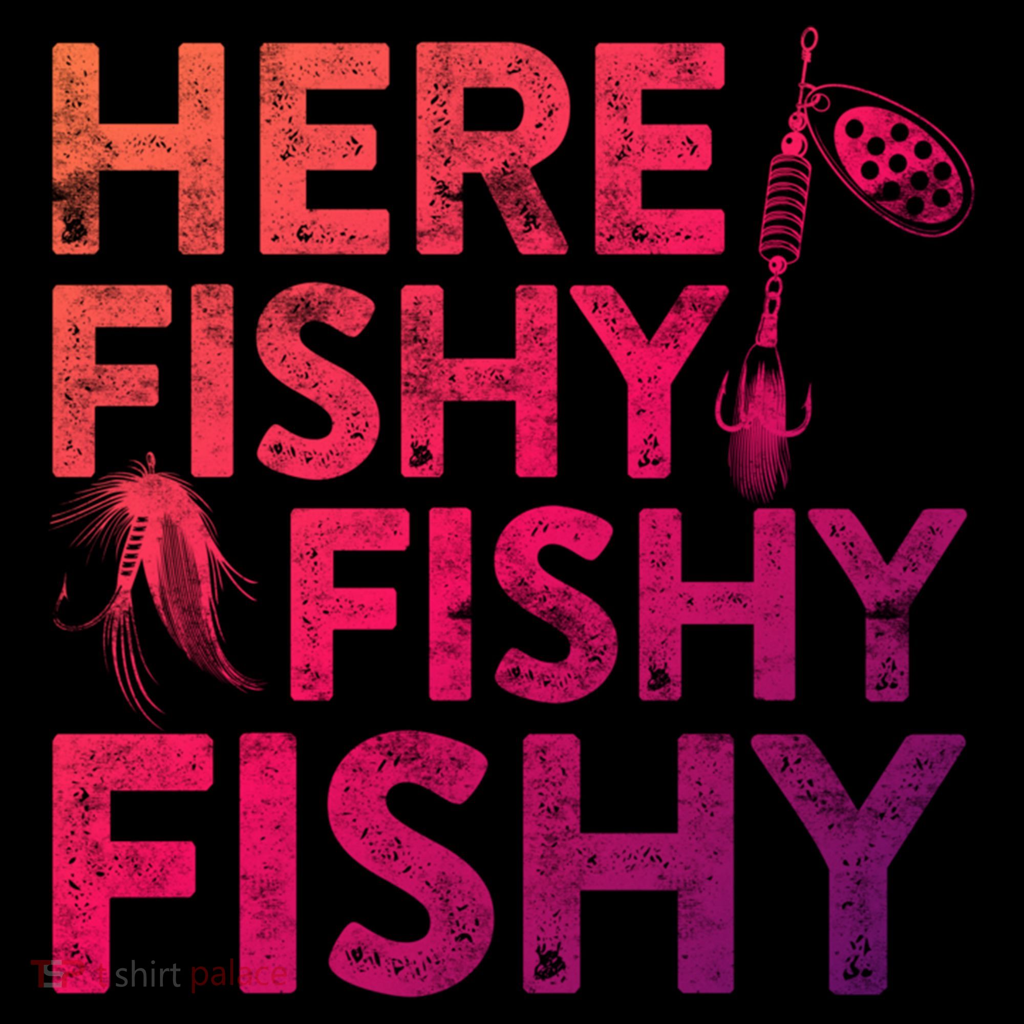 Here Fishy Fishy Fishy Gift Fisher Gifcool Gift Coffee Mug