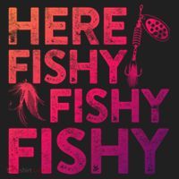 Here Fishy Fishy Fishy Gift Fisher Gifcool Gift Beanie thumb 2