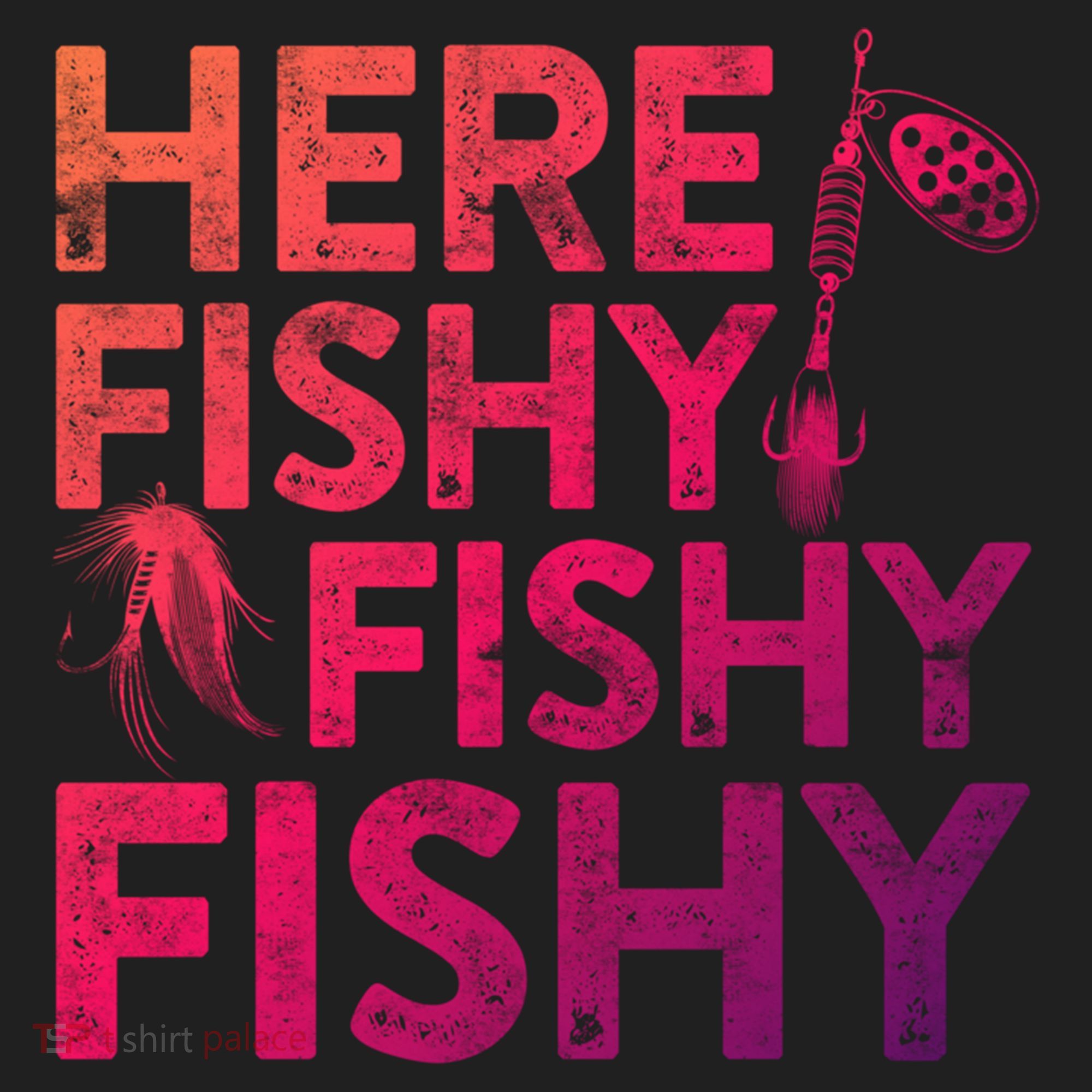 Here Fishy Fishy Fishy Gift Fisher Gifcool Gift Hat