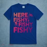 Here Fishy Fishy Fishy Gift Fisher Gifcool Gift T-Shirt thumb 5
