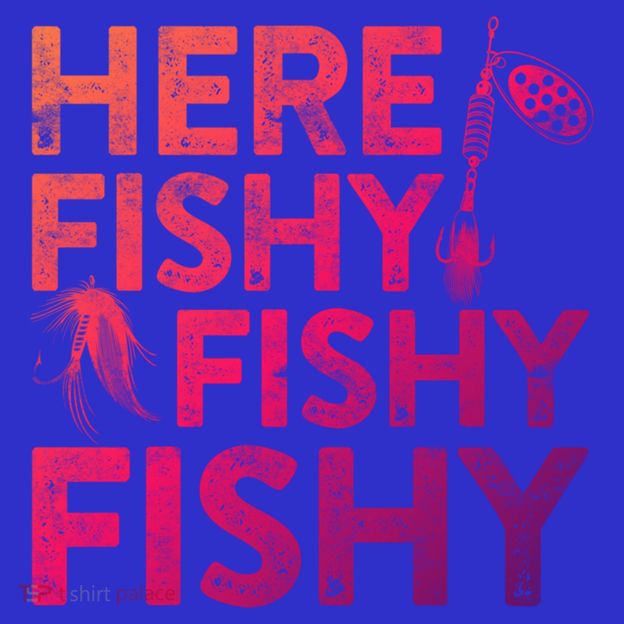 Here Fishy Fishy Fishy Gift Fisher Gifcool Gift Women's Tank Top