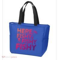 Here Fishy Fishy Fishy Gift Fisher Gifcool Gift Tote Bag thumb 3