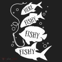 Here Fishy Fishy Fishing Lover Beanie thumb 2
