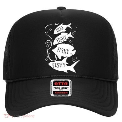 Here Fishy Fishy Fishing Lover Hat