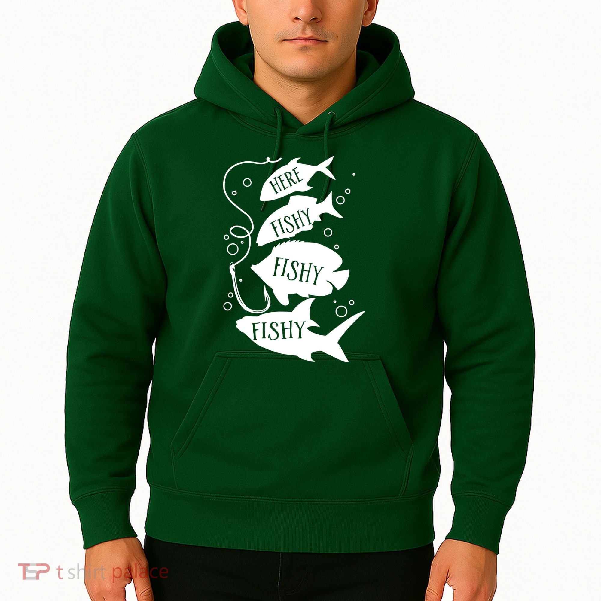 Here Fishy Fishy Fishing Lover Hoodie