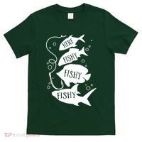 Here Fishy Fishy Fishing Lover T-Shirt thumb 0