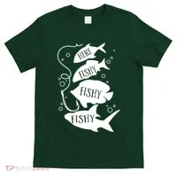 Here Fishy Fishy Fishing Lover T-Shirt thumb 0