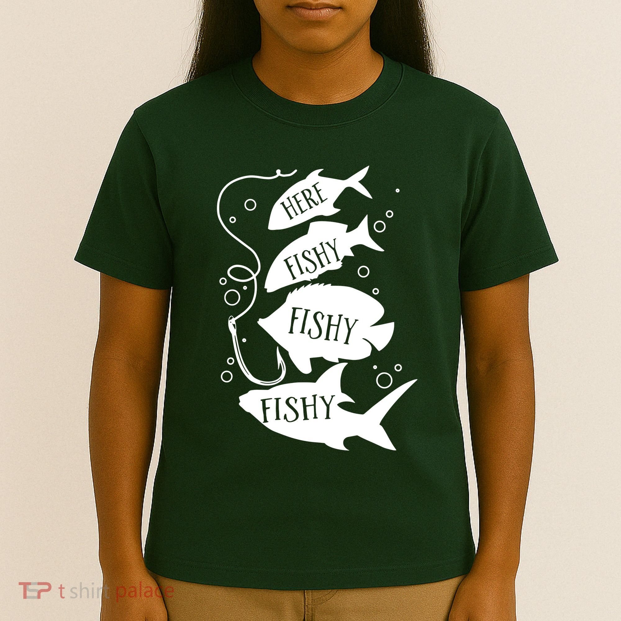 Here Fishy Fishy Fishing Lover T-Shirt