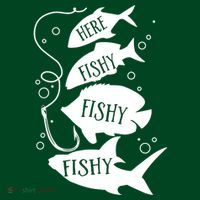 Here Fishy Fishy Fishing Lover Visor thumb 3