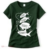 Here Fishy Fishy Fishing Lover Women's T-Shirt thumb 0
