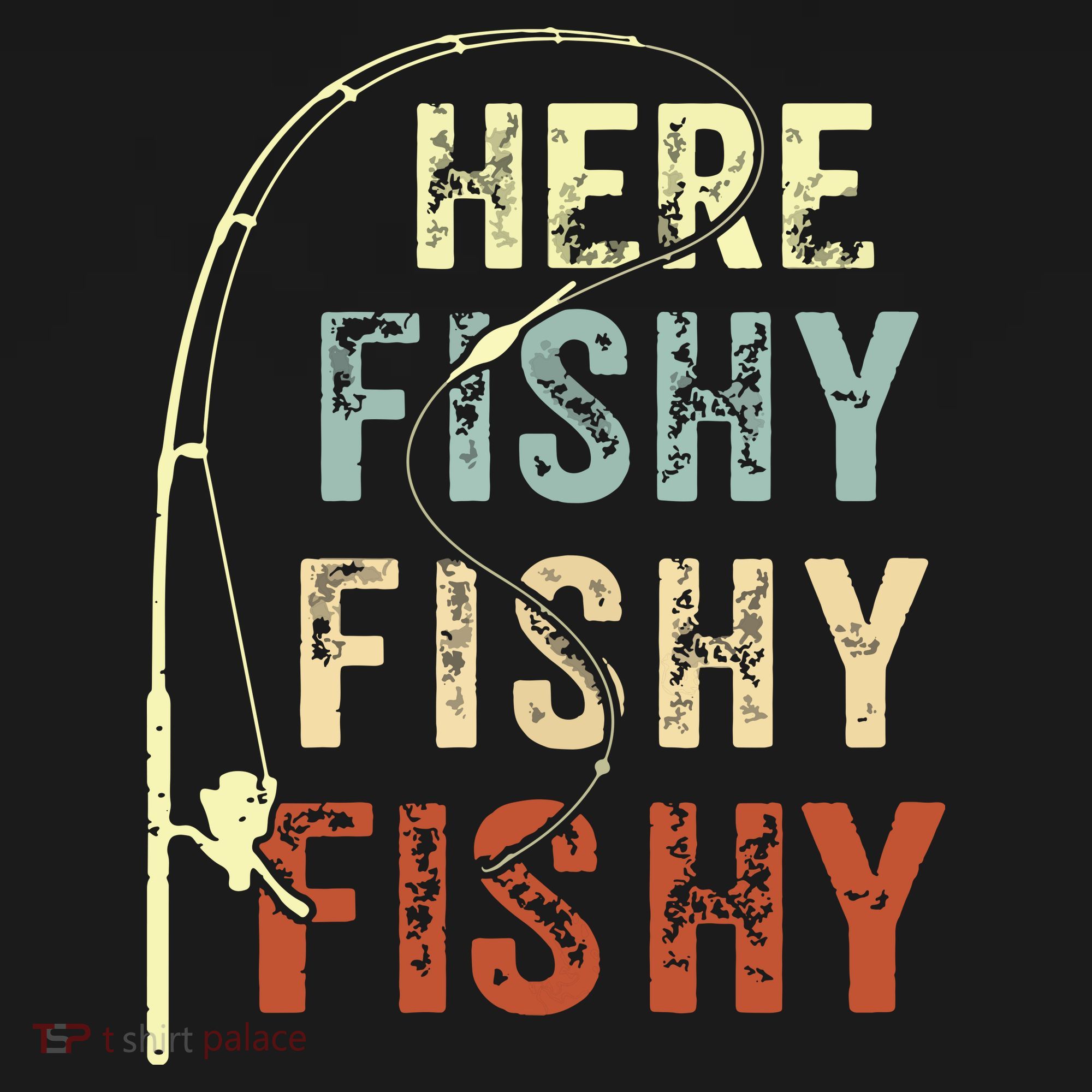 Here Fishy Fishy Fishy Funny Fishing Ornament