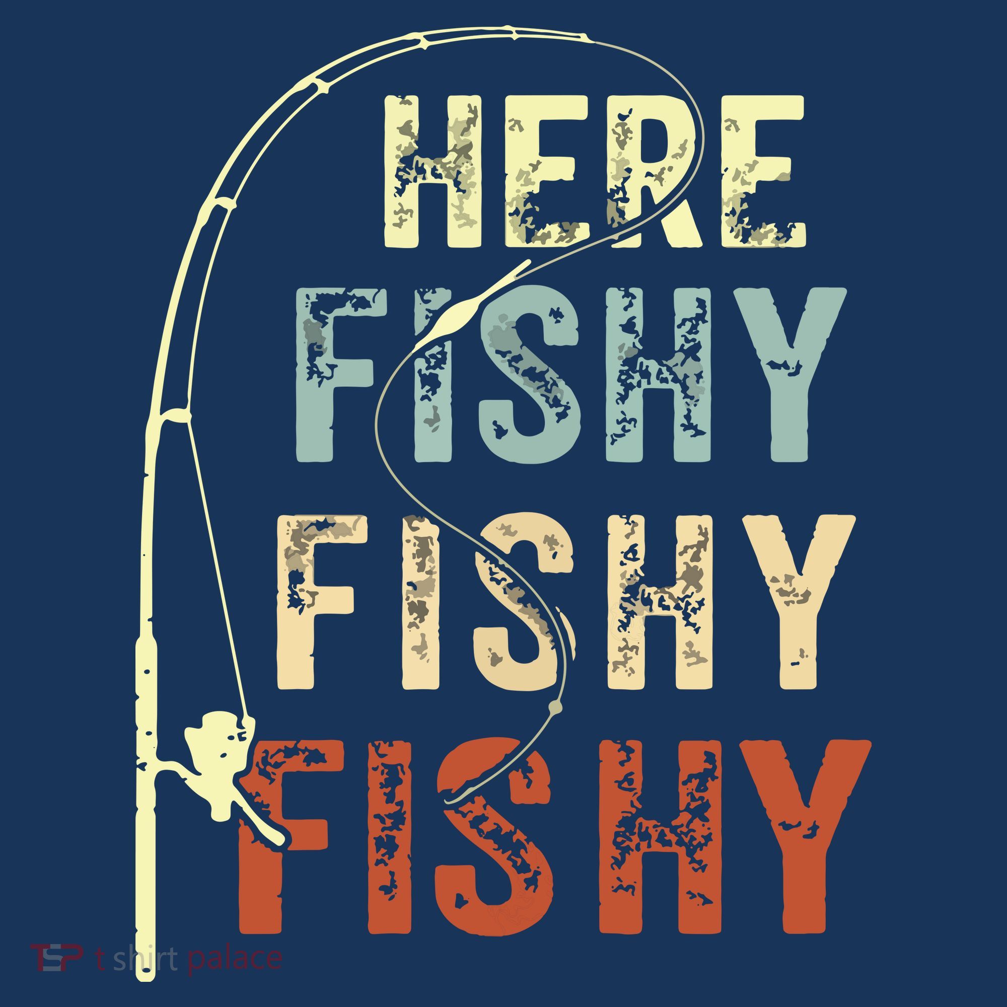 Here Fishy Fishy Fishy Funny Fishing Women's Hoodie