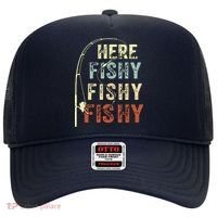 Here Fishy Fishy Fishy Funny Fishing Hat thumb 0