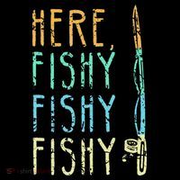 Here Fishy Fishy Fishing Lover Tee Fishermans Gift Coffee Mug thumb 5