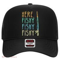Here Fishy Fishy Fishing Lover Tee Fishermans Gift Hat thumb 0