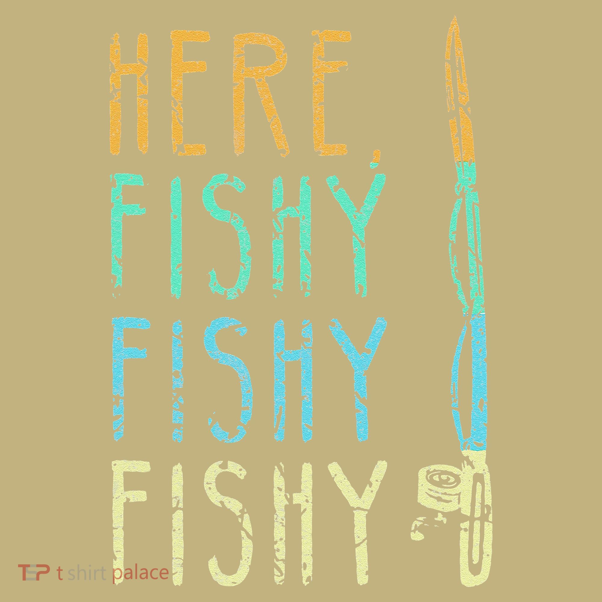 Here Fishy Fishy Fishing Lover Tee Fishermans Gift Long Sleeve Shirt