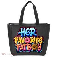 Her Favorite Fatboy Tee Tote Bag thumb 0