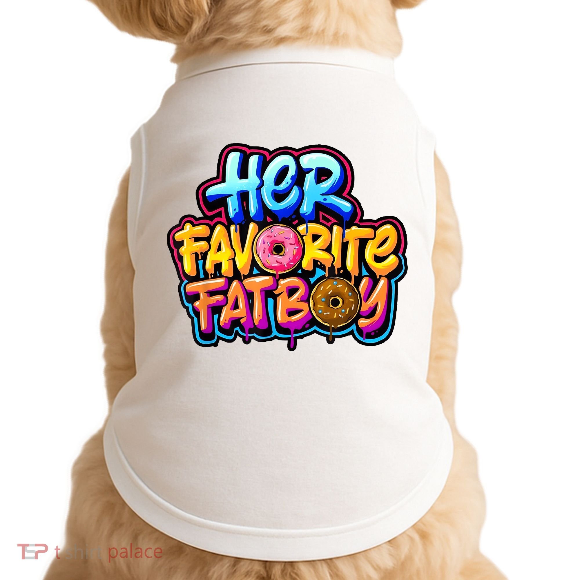 Her Favorite Fatboy Tee Doggie Tank
