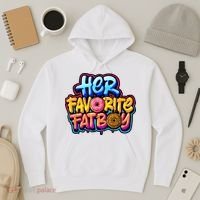 Her Favorite Fatboy Tee Hoodie thumb 3