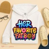 Her Favorite Fatboy Tee Hoodie thumb 4