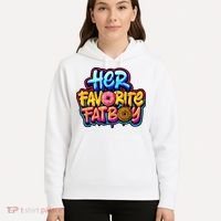 Her Favorite Fatboy Tee Hoodie thumb 5