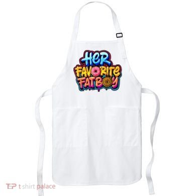 Her Favorite Fatboy Tee Apron