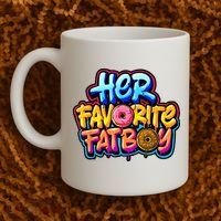 Her Favorite Fatboy Tee Coffee Mug thumb 2