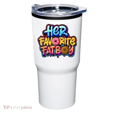 Her Favorite Fatboy Tee Tumbler
