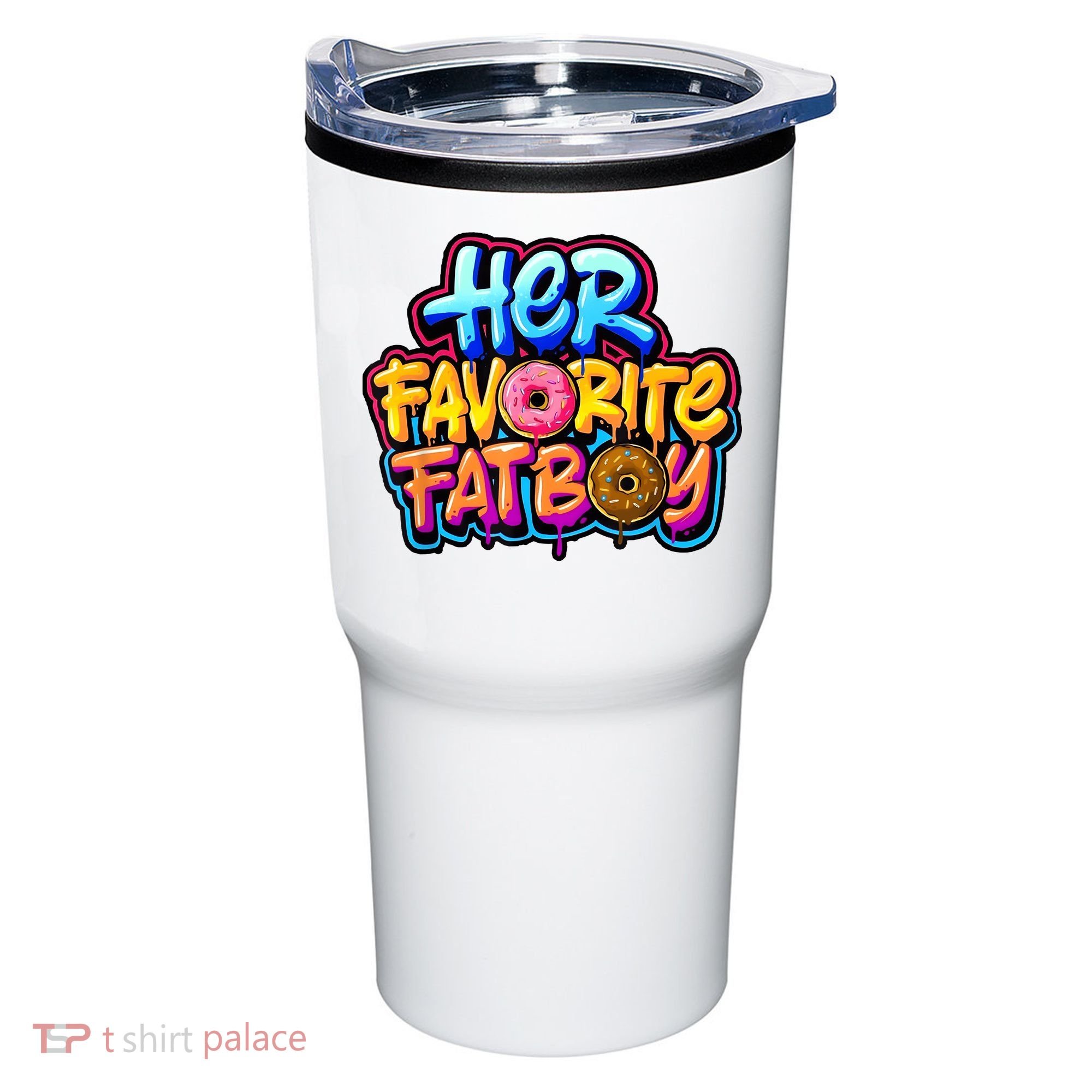 Her Favorite Fatboy Tee Tumbler