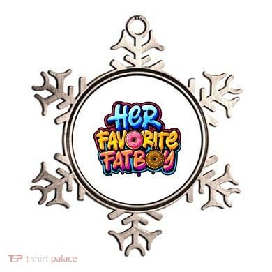 Her Favorite Fatboy Tee Ornament