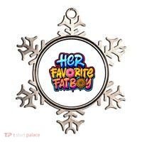 Her Favorite Fatboy Tee Ornament thumb 0