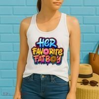 Her Favorite Fatboy Tee Women's Tank Top thumb 2