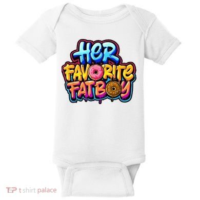 Her Favorite Fatboy Tee Baby Bodysuit