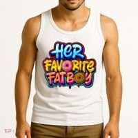 Her Favorite Fatboy Tee Tank Top thumb 3