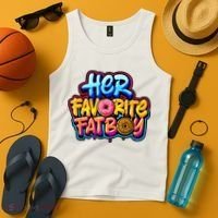 Her Favorite Fatboy Tee Tank Top thumb 4