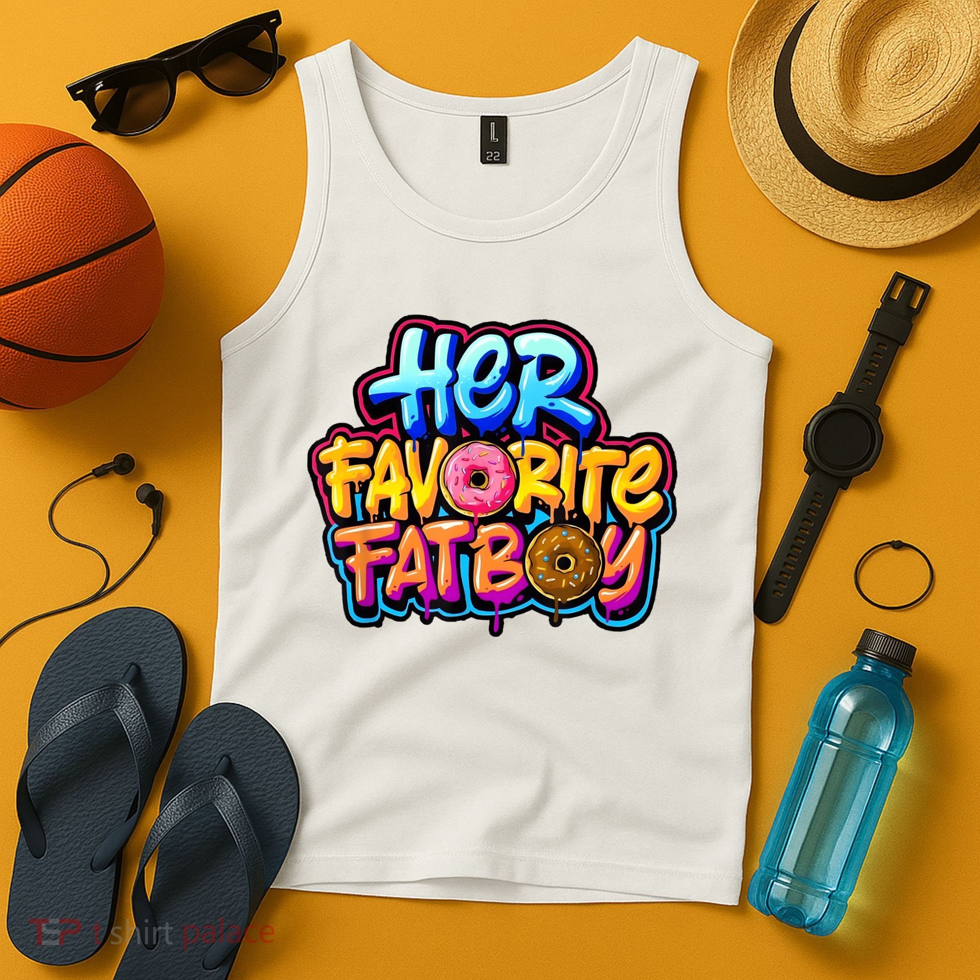 Her Favorite Fatboy Tee Tank Top