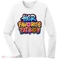 Her Favorite Fatboy Tee Women's Long Sleeve Shirt thumb 0