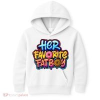 Her Favorite Fatboy Tee Kids Hoodie thumb 0