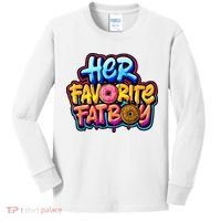 Her Favorite Fatboy Tee Kids Long Sleeve Shirt thumb 0