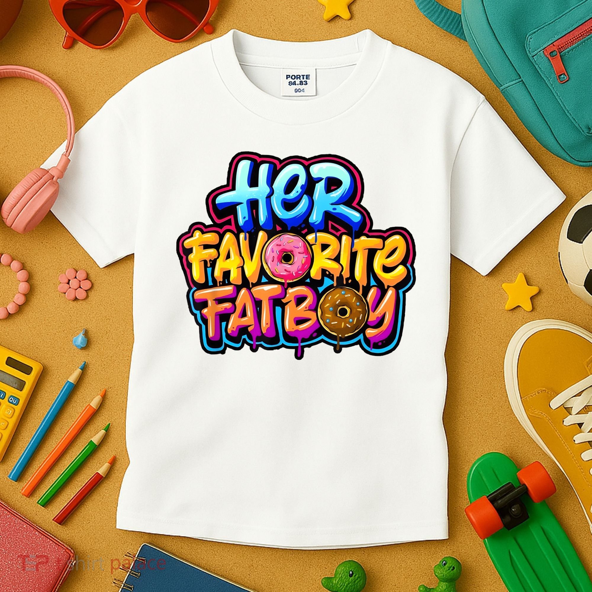 Her Favorite Fatboy Tee Kids T-Shirt