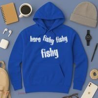 Here Fishy Fishy Fishy Funny Fishing Gift Hoodie thumb 3