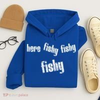Here Fishy Fishy Fishy Funny Fishing Gift Hoodie thumb 4