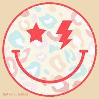 Happy Face Floral Preppy Aesthetic Smiling Face Tote Bag thumb 4